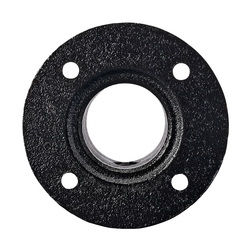 E131A Wall Flange Key Clamp To Suit 26.9mm Tube With Black Electrophoretic Finish