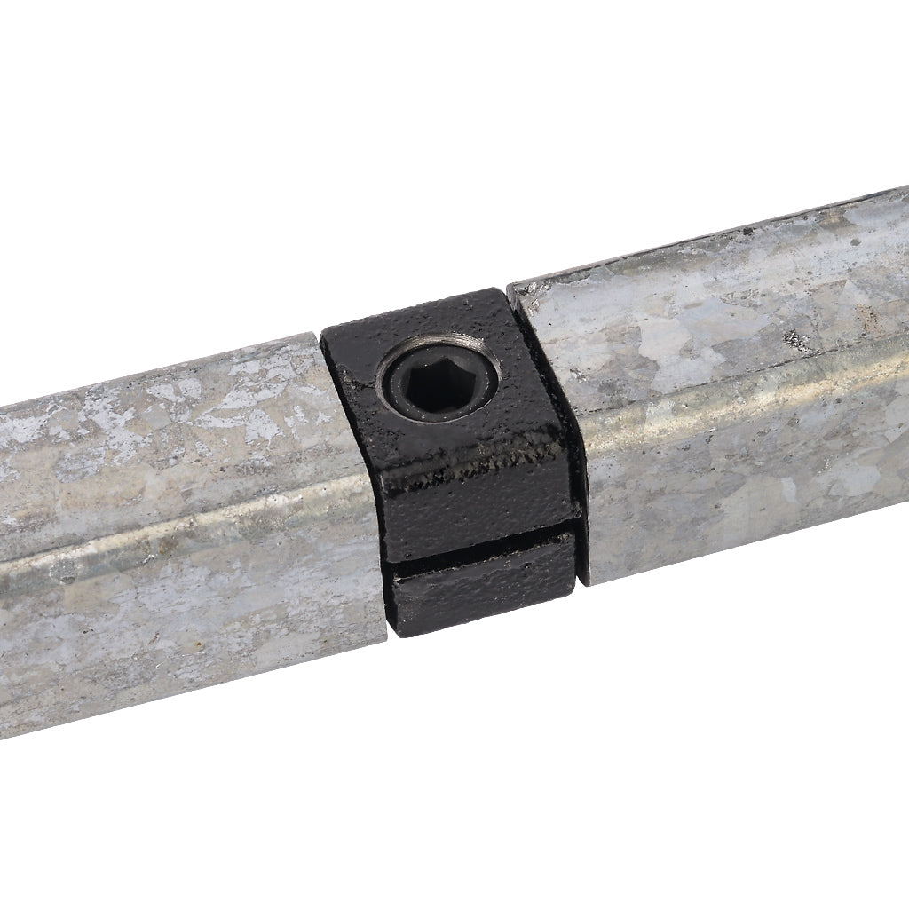 Internal Connector 25mm Square Key Clamp Black Electrophoretic Finish