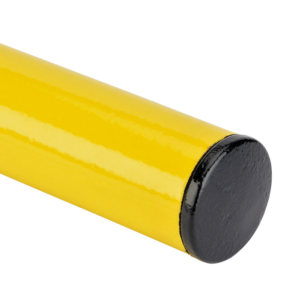 E184A Metal End Cap Key Clamp To Suit 26.9mm Tube With Black Electrophoretic Finish