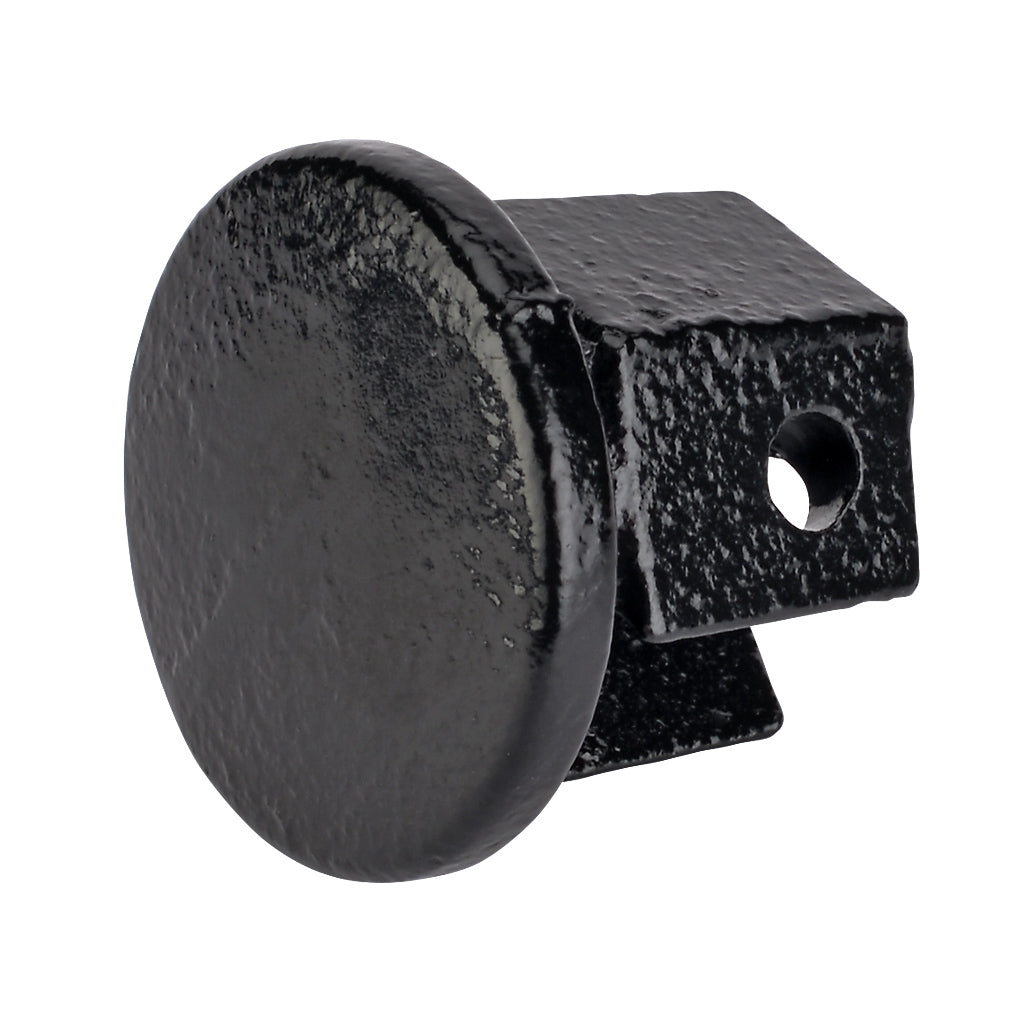 E184A Metal End Cap Key Clamp To Suit 26.9mm Tube With Black Electrophoretic Finish