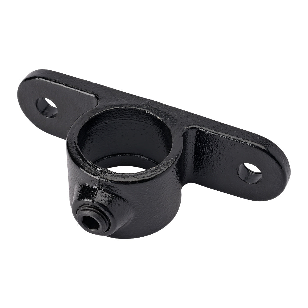 E198A Double Lugged Bracket Key Clamp To Suit 26.9mm Tube With Black Electrophoretic Finish