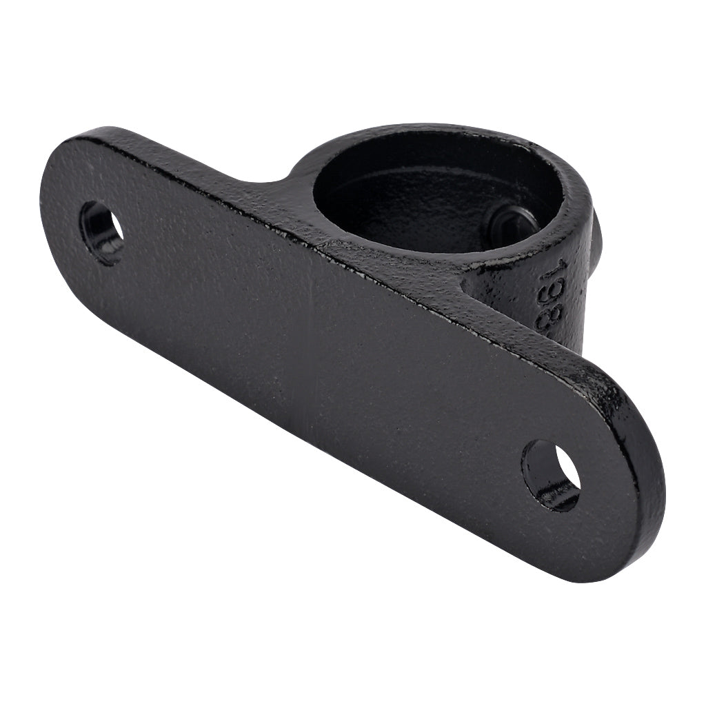 E198A Double Lugged Bracket Key Clamp To Suit 26.9mm Tube With Black Electrophoretic Finish