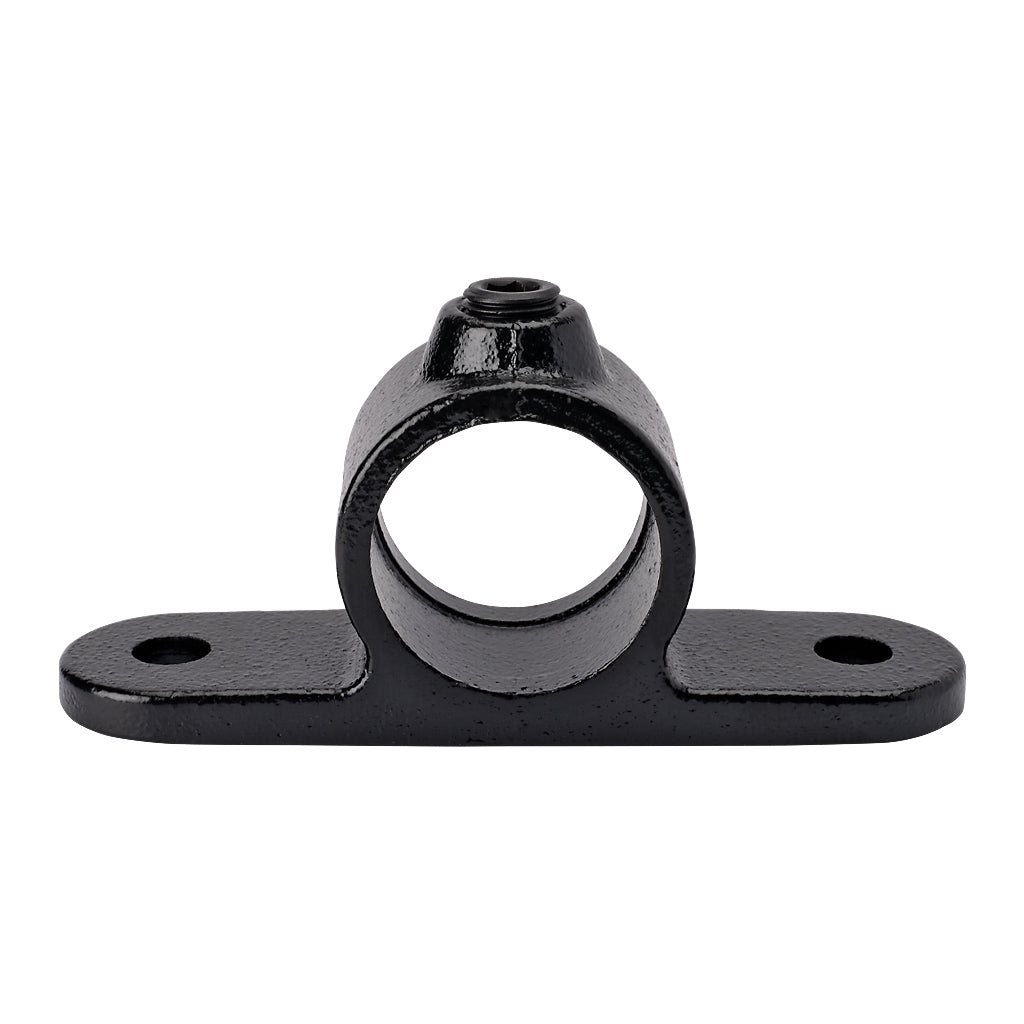 E198A Double Lugged Bracket Key Clamp To Suit 26.9mm Tube With Black Electrophoretic Finish