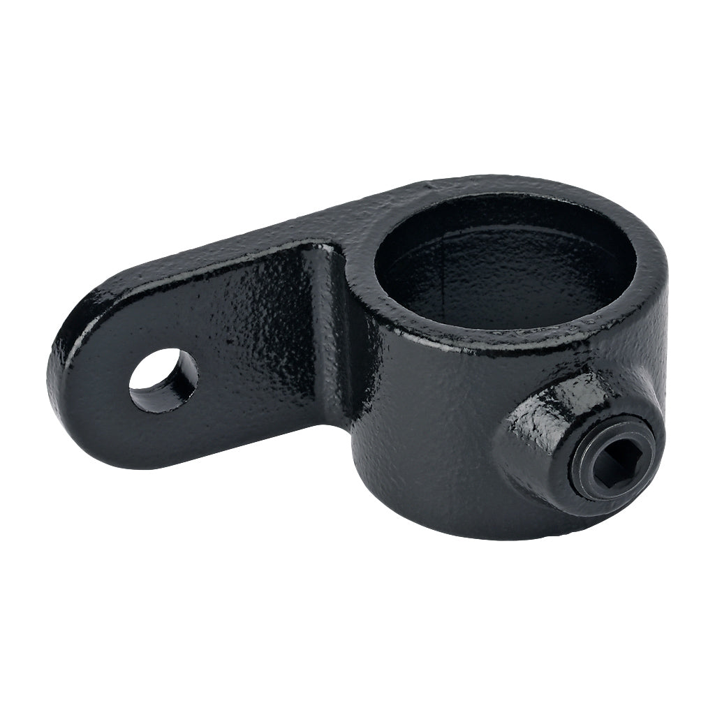 E199A Single Lugged Bracket Key Clamp To Suit 26.9mm Tube With Black Electrophoretic Finish
