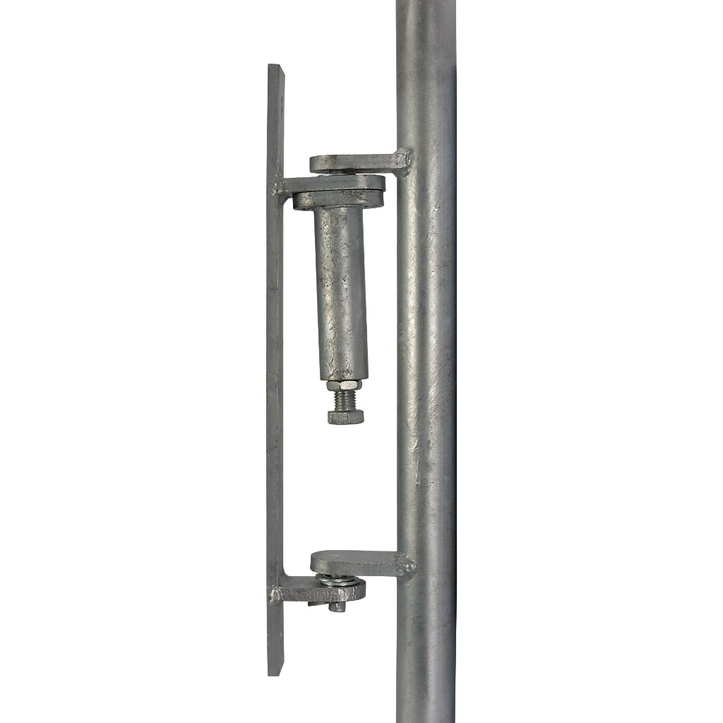 Retrofit Key Clamp Half Height Self Closing Gate 42.4mm Tube To Flat