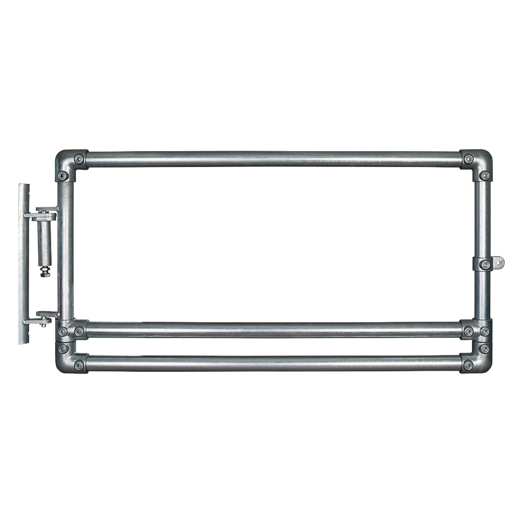 Retrofit Key Clamp Half Height Self Closing Gate 42.4mm Tube To Tube