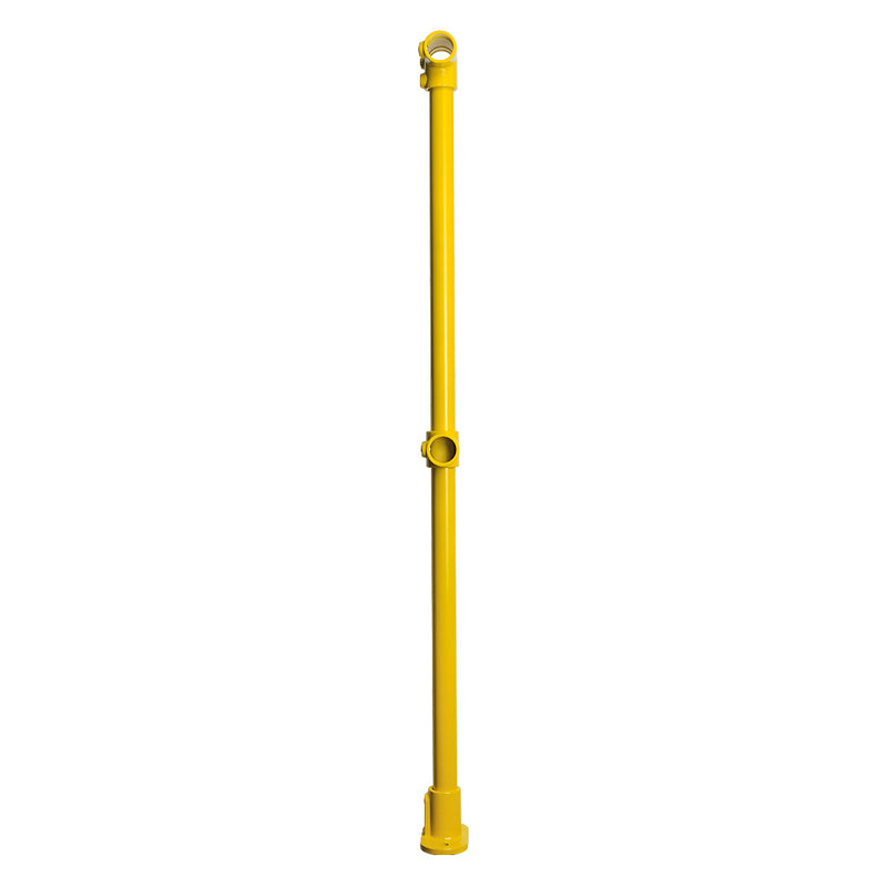 Yellow Powder Coated Key Clamp Mid Post Kit For 33.7mm Tube