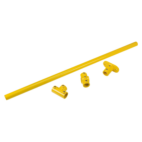 Yellow Powder Coated Key Clamp Mid Post Kit For 33.7mm Tube