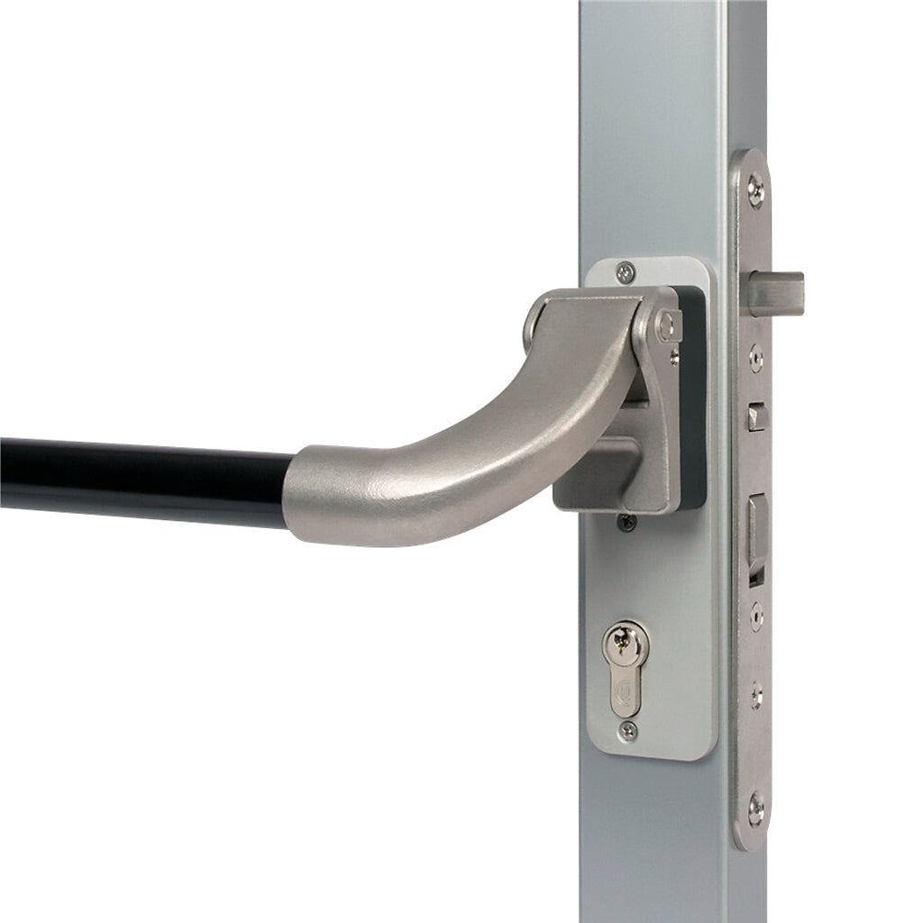 Locinox PUSHBAR-H Aluminium Push Bar For Insert Locks