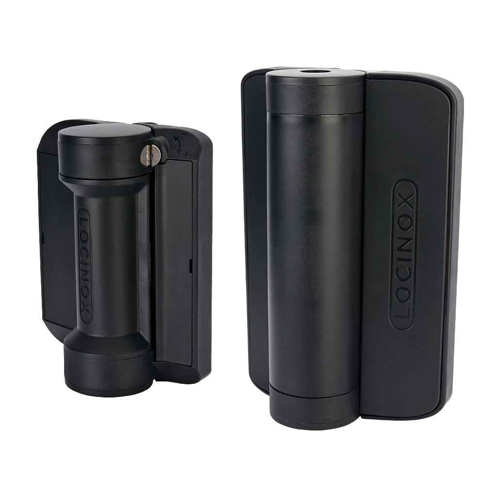 Locinox CARACAL Hydraulic 180° Gate Closer And Hinge Black