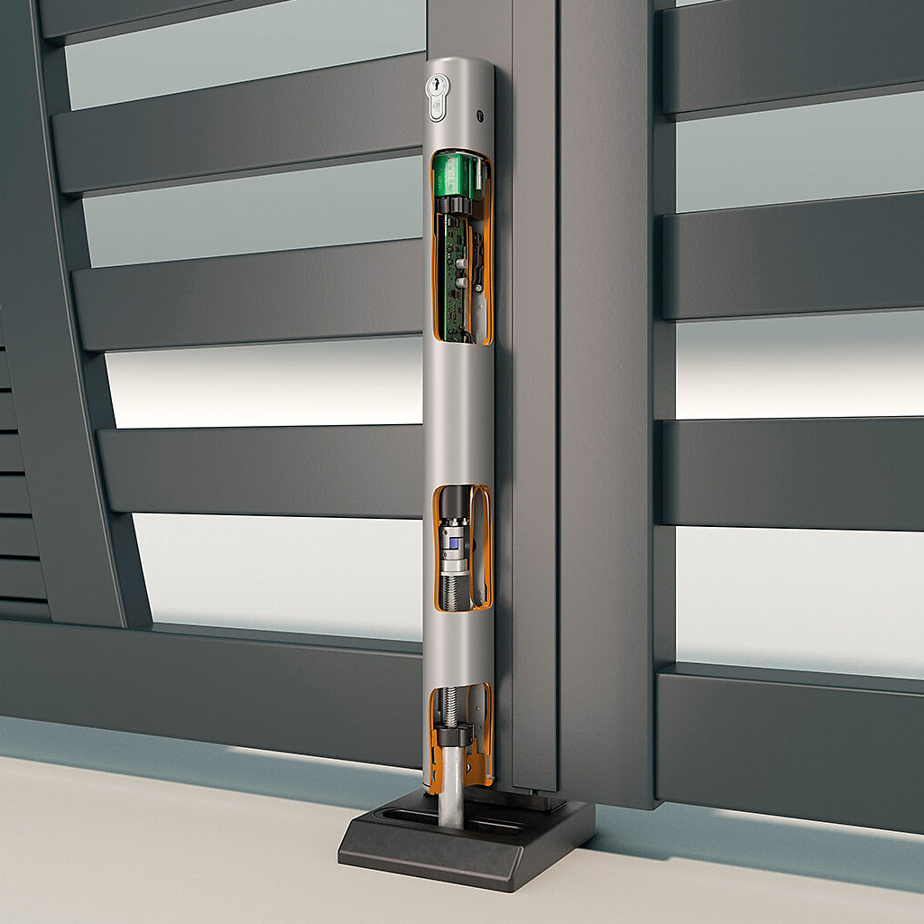 LOCEDBB Locinox Electradrop Motorised Electrical Dropbolt Black