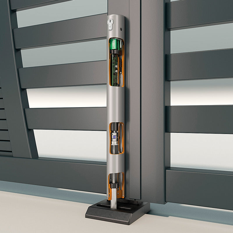 LOCEDBS Locinox Electradrop Motorised Electrical Dropbolt Silver