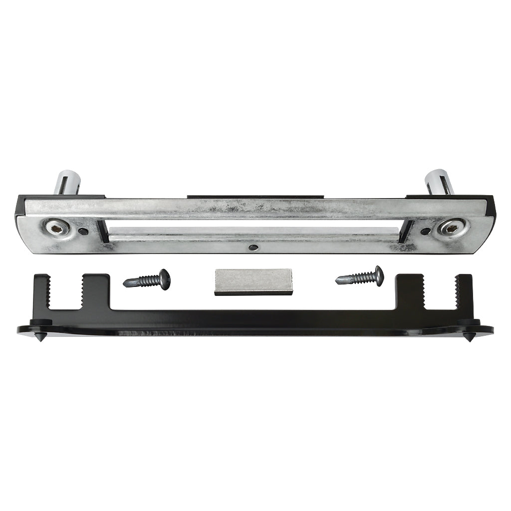 Locinox SFKM QF Black Stainless Steel Keep For Insert Lock To Suit 40-60mm Box Section
