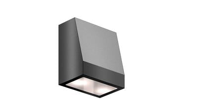 Locinox HEPTA75-DC Architectural Conical Wall Lighting 12-24V DC Anthracite Grey