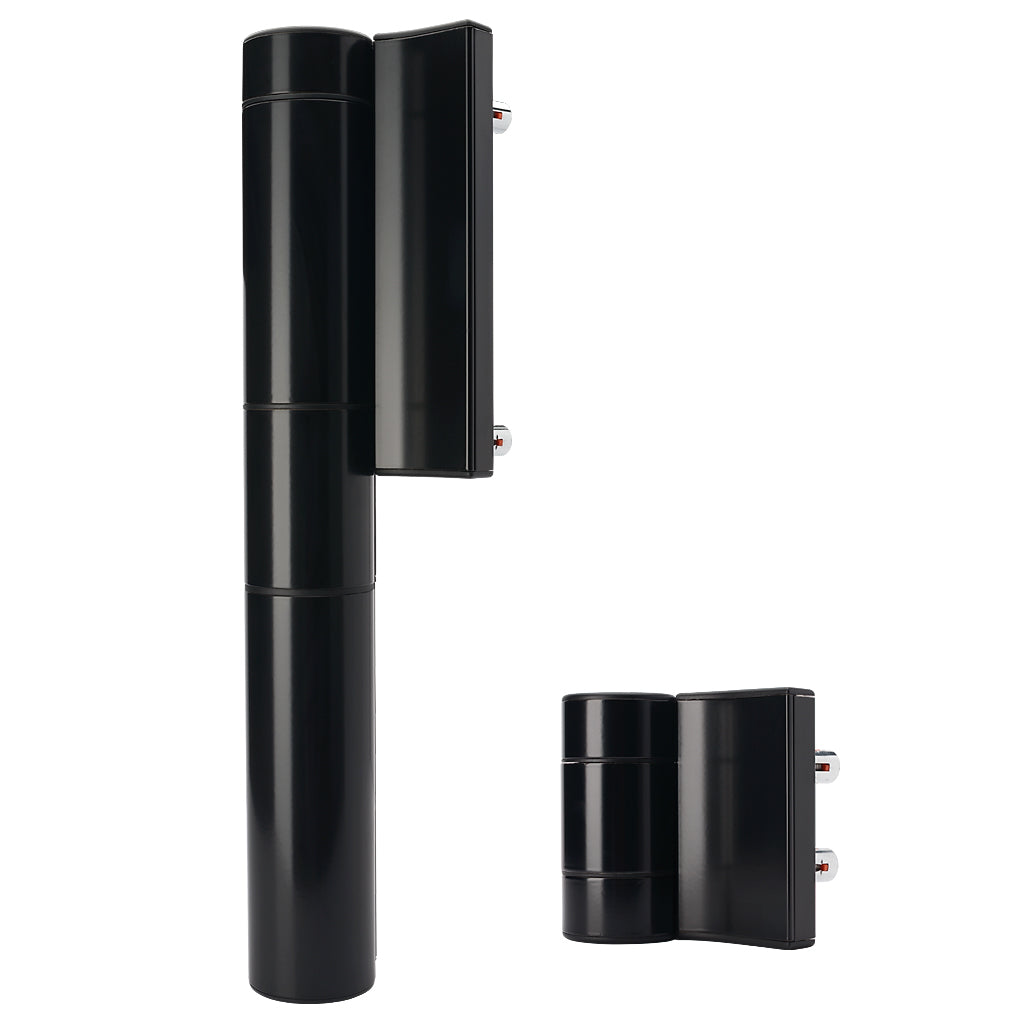 Locinox MAMMOTH 180-2 Second Generation Hydraulic 180° Gate Closer Hinge Black