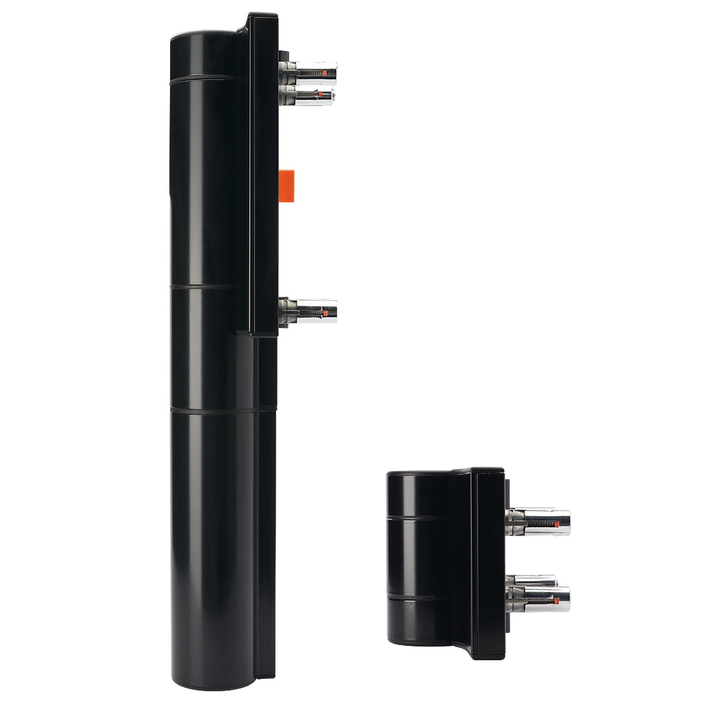 Locinox MAMMOTH 180-2 Second Generation Hydraulic 180° Gate Closer Hinge Black