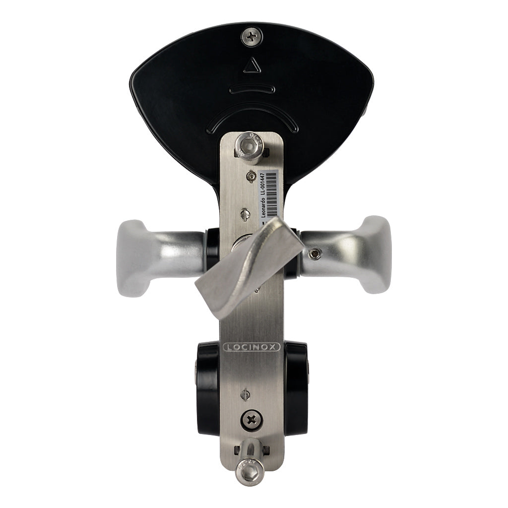 Locinox Leonardo Mechanical Sliding Gate Lock To Suit 60mm Box Section Black