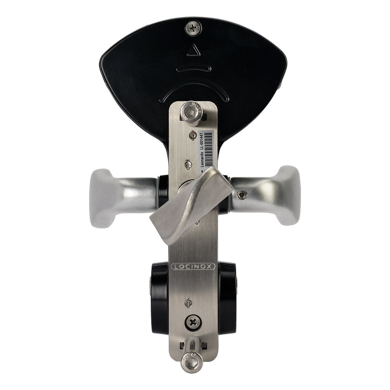 Locinox Leonardo Mechanical Sliding Gate Lock To Suit 60mm Box Section Black