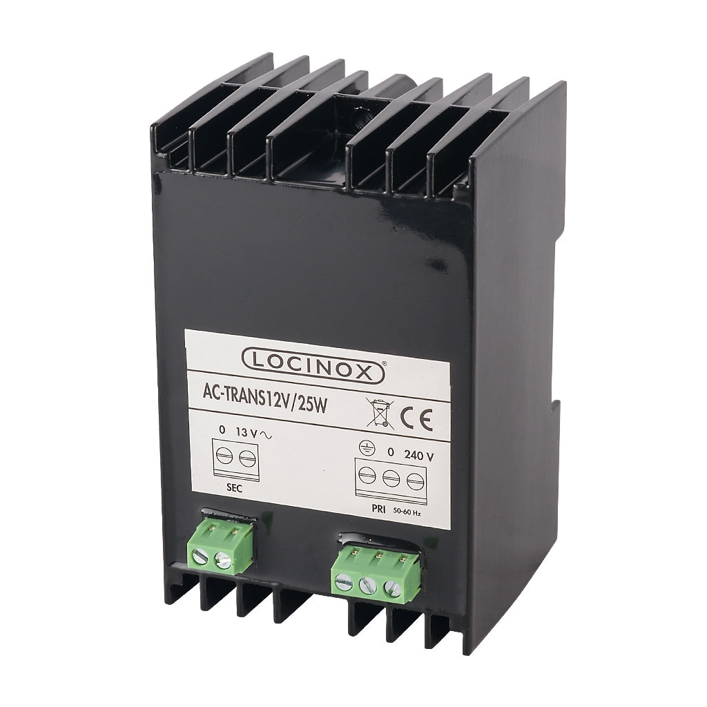 Locinox AC-TRANS-12V-25W Safety Transformer 12V AC-AC-Trans-12V-25W