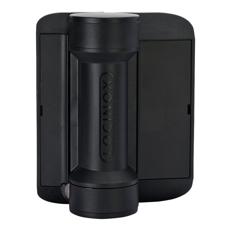 Locinox SERVAL 180° Spring Hinge Mounted With Self-Drilling Screws Black