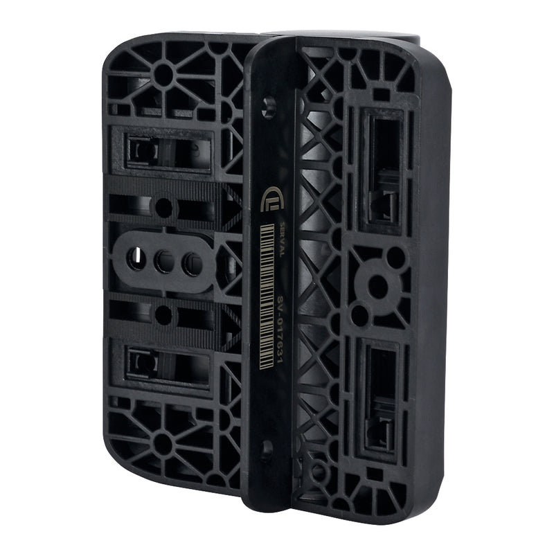 Locinox SERVAL 180° Spring Hinge Mounted With Self-Drilling Screws Black