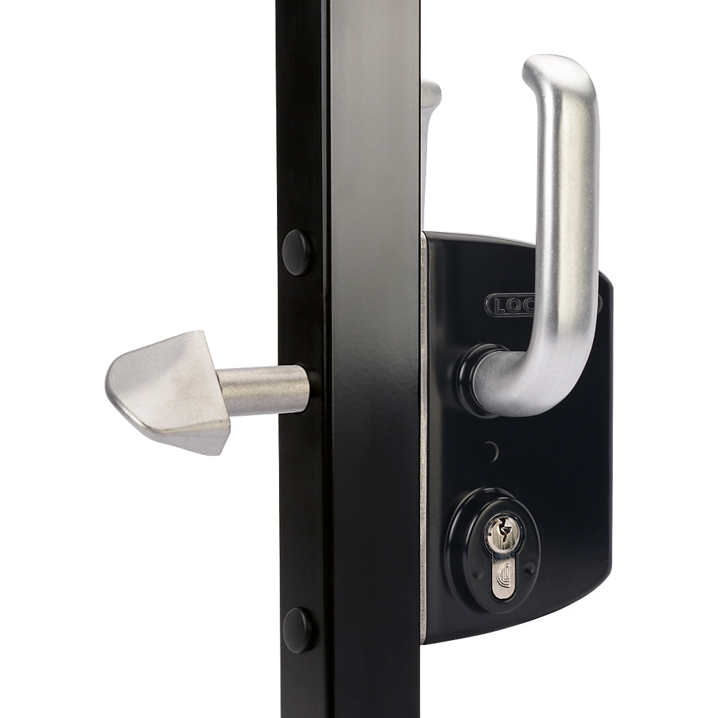 Locinox LSKZ U2 Sliding Gate Lock To Suit 50mm Box Section Black
