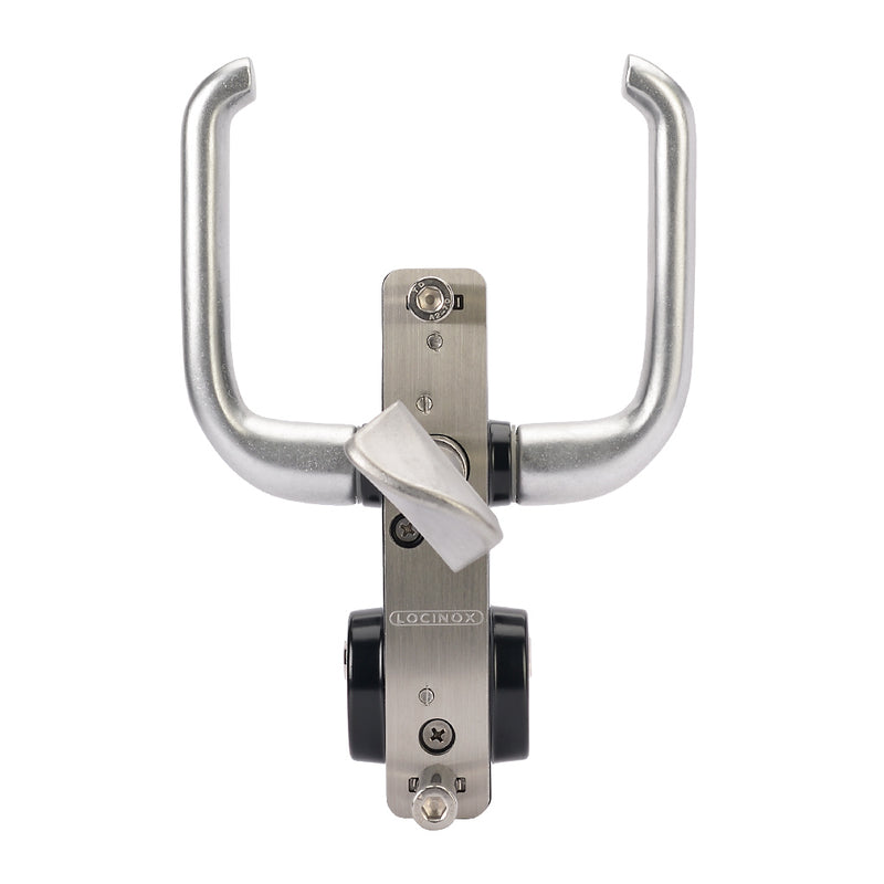 Locinox LSKZ U2 Sliding Gate Lock To Suit 50mm Box Section Black