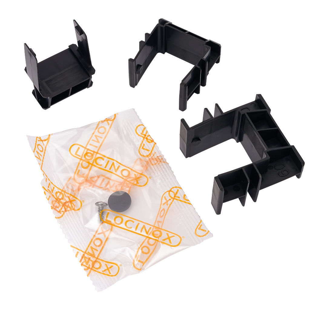 Locinox SUBY Black Internal Mechanism Aluminium Drop Bolt