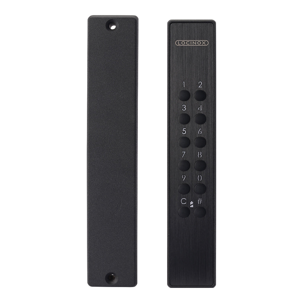 Locinox LNKQ Surface Mounted Lock With Single Sided Battery Powered Keypad To Suit 40-60mm Box Section 9005