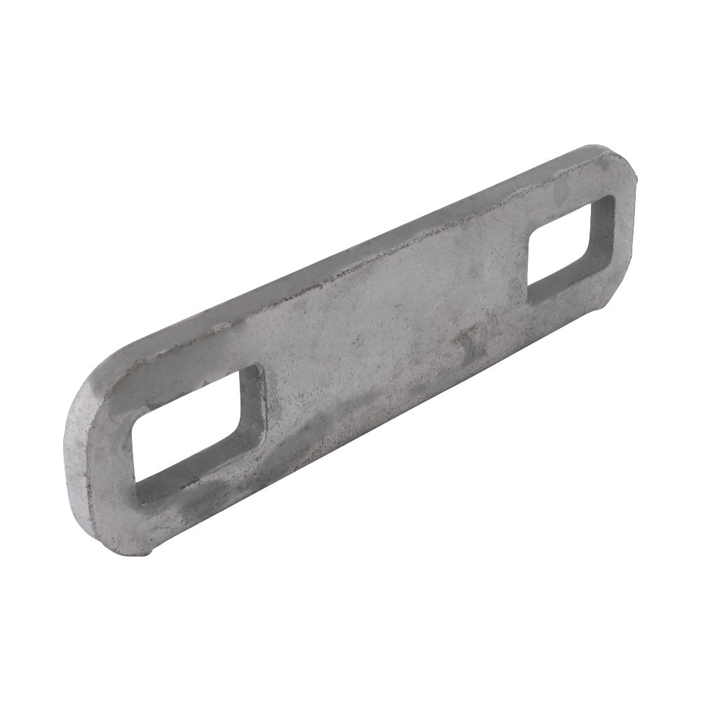 Steel Palisade Fencing Mid Fishplate Galvanised