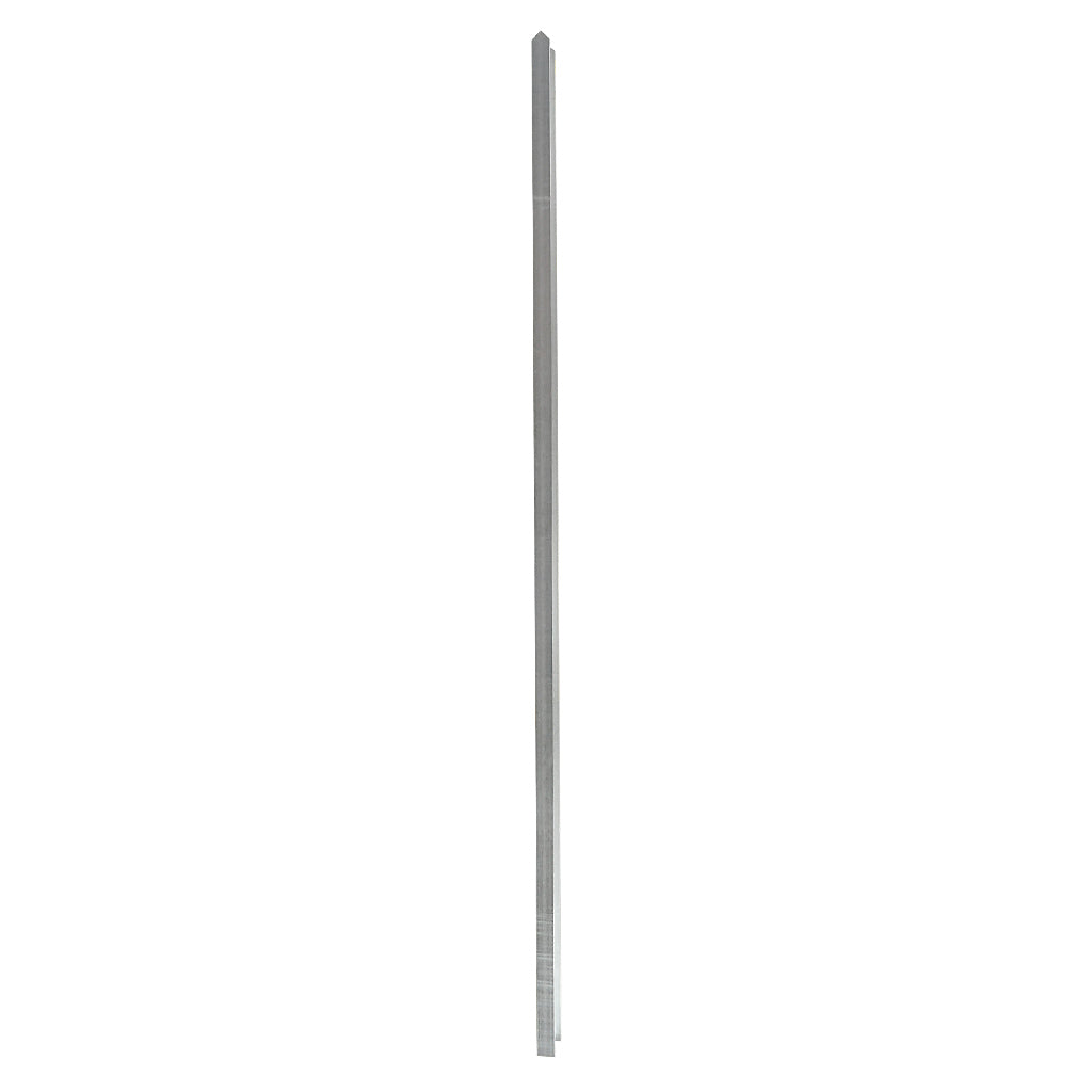 Steel Palisade Fencing Post 100x55mm Galvanised For 2.4m High Pales