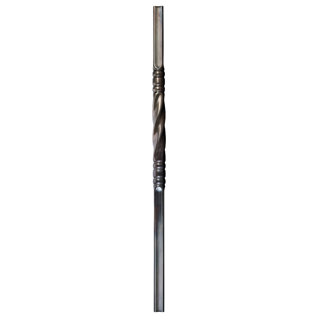 PK100 Twisted Hollow Newel Post 40 x 40mm 1200mm