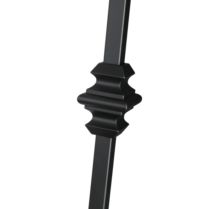 PK83 Stair Spindle Single Knuckle Black