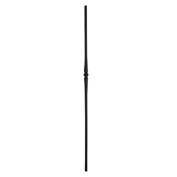PK97 16mm Diameter Round Hollow Bar Stair Spindle Single Knuckle Black