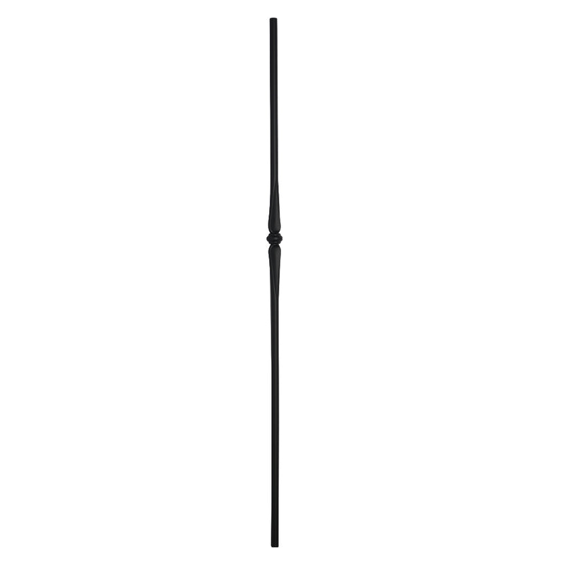 PK97 16mm Diameter Round Hollow Bar Stair Spindle Single Knuckle Black