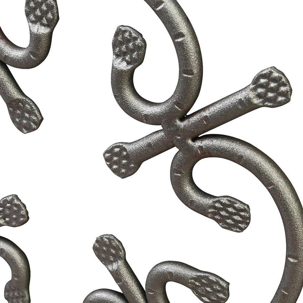 RZ10 Rosette 250mm Diameter 10mm Round Bar