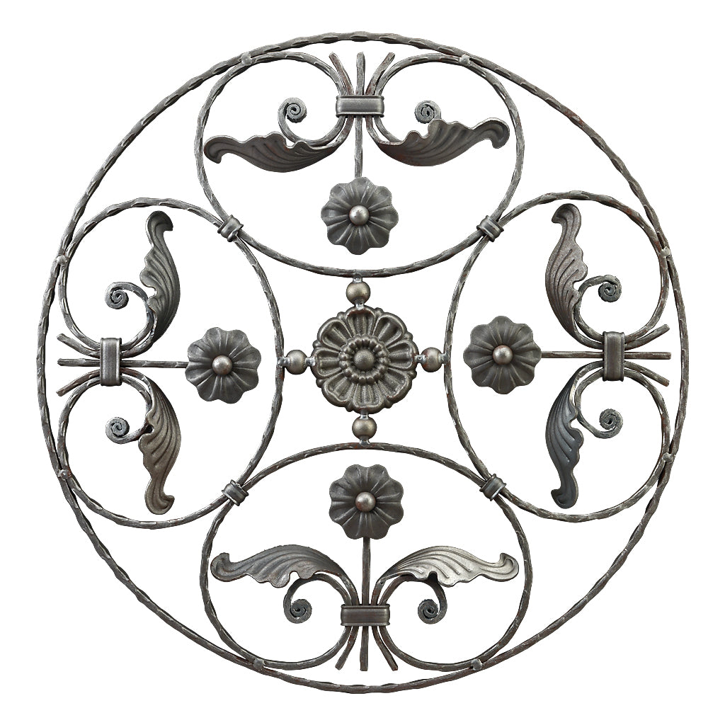 RZ23 Rosette 540mm Diameter 12 x 6mm Flat Bar