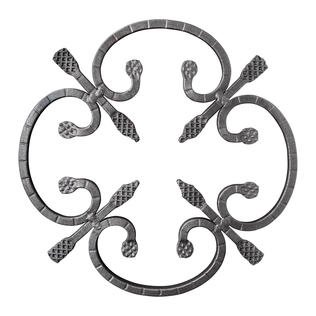 RZ2 Rosette 250mm Diameter 8mm Square Bar