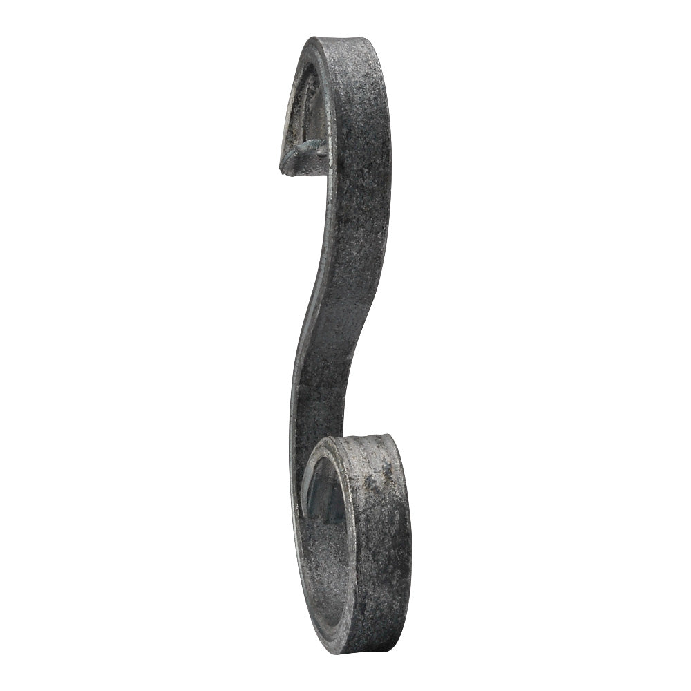 SC49 S Scroll 80 x 160mm 16x8mm Flat Grooved Bar