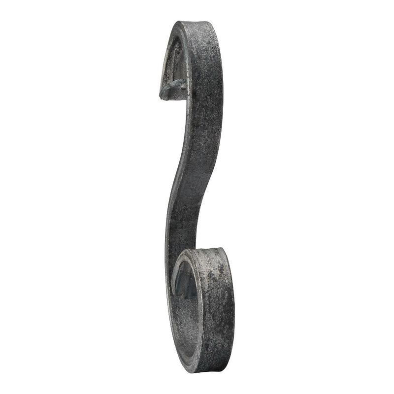 SC49 S Scroll 80 x 160mm 16x8mm Flat Grooved Bar