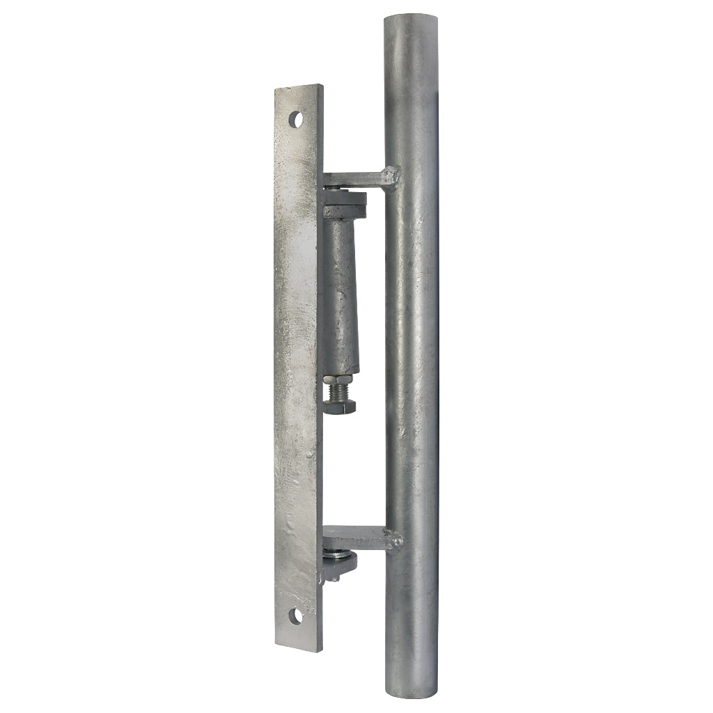 Gate Crooks Pre Welded Sprung Gate Hinge Retro Fit Flat Post / 42.4mm Gate