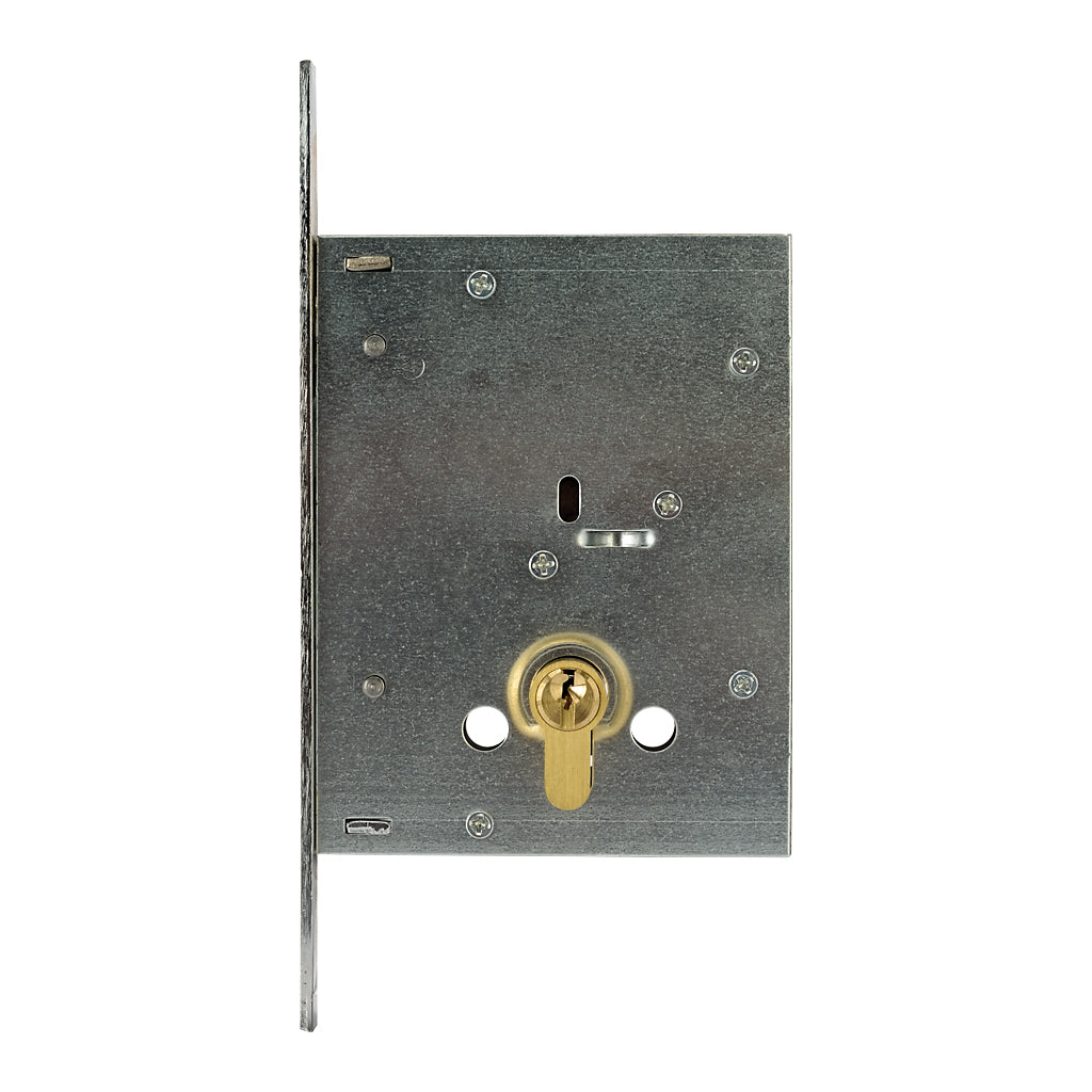 Sliding Gate Lock Double Hook With Barrel & Keys