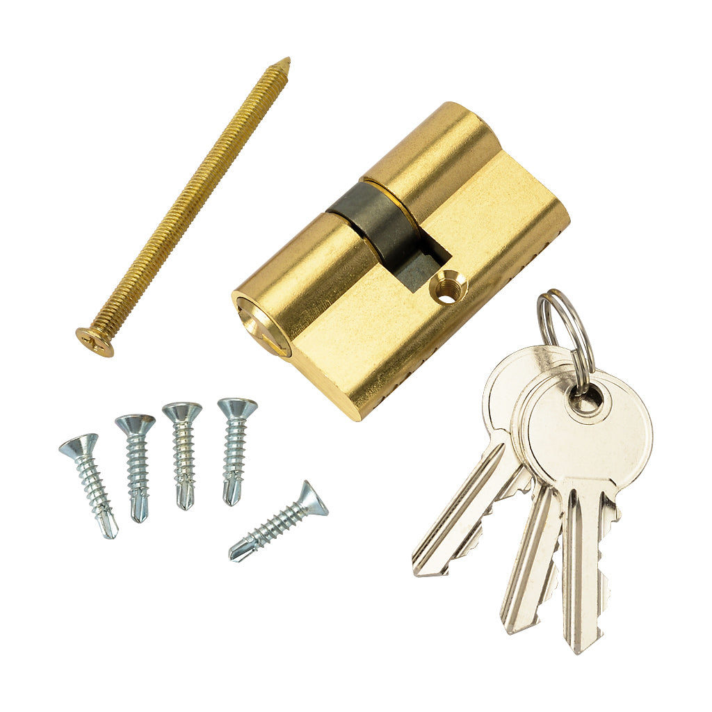 Sliding Gate Lock Double Hook With Barrel & Keys