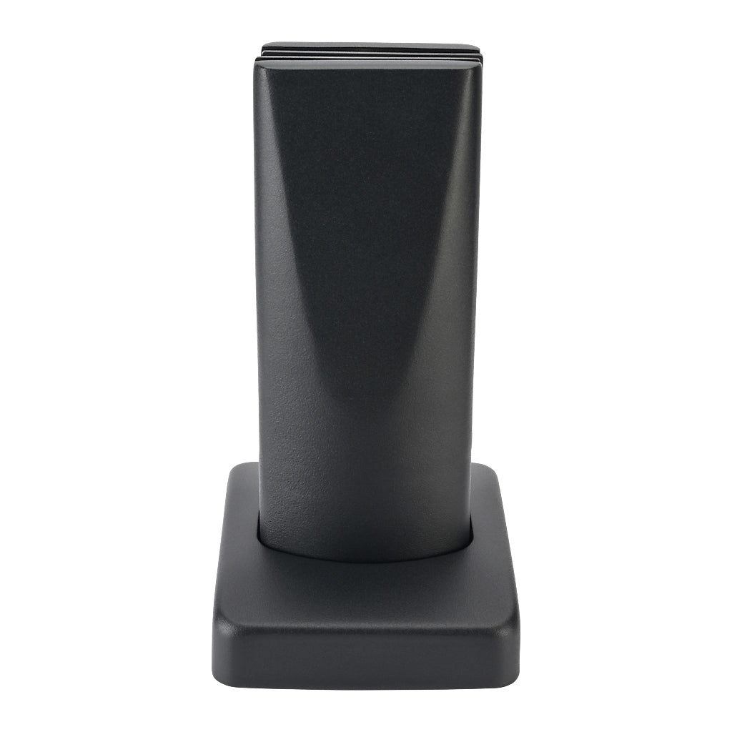2205 Duplex Stainless Steel Spigot Base Fix To Suit 12.0mm - 17.5mm Glass Black