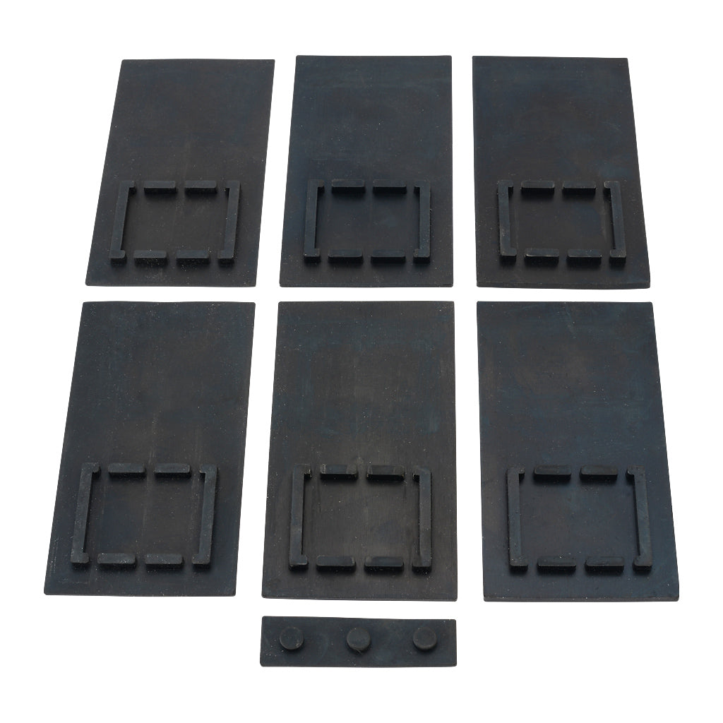 2205 Duplex Stainless Steel Spigot Base Fix To Suit 12.0mm - 17.5mm Glass Black