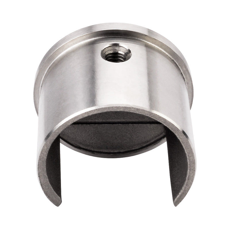 316 Stainless Steel Flat End Cap For 42.4mm Slotted Tube
