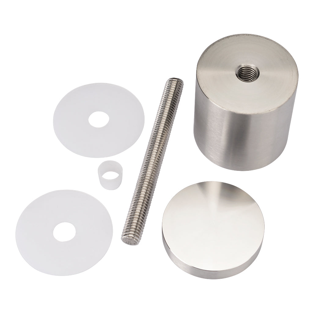 316 50mm Diameter Glass Holder To Suit Flat For 8mm - 16mm Glass
