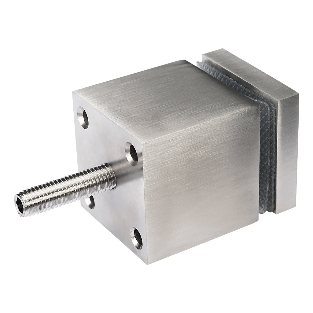 316 50mm Square Glass Holder To Suit Flat For 8-16mm Glass