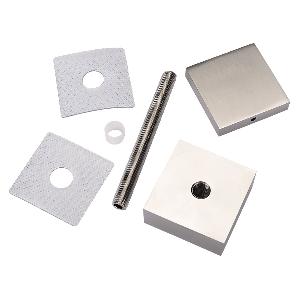 316 50mm Square Glass Holder To Suit Flat For 8-16mm Glass