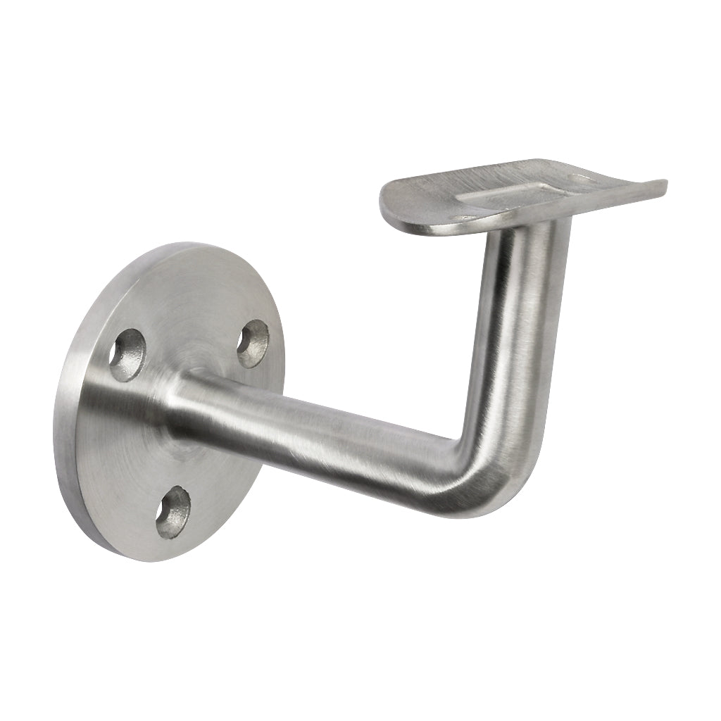 316 Stainless Steel Handrail Bracket 78mm Projection To Suit 48.3mm Tube